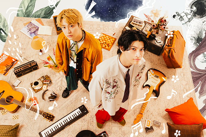ピンクハートジャム ［第5話］Cigars演奏シーン デジタル箔押し原稿プリント その② Portrait 『白銀月』(望月) M : 命 @zigzag.mikoto Hair